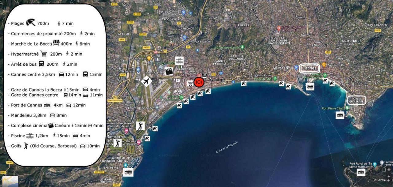 Cannes, Mer A 500 M, Maison Rare エクステリア 写真